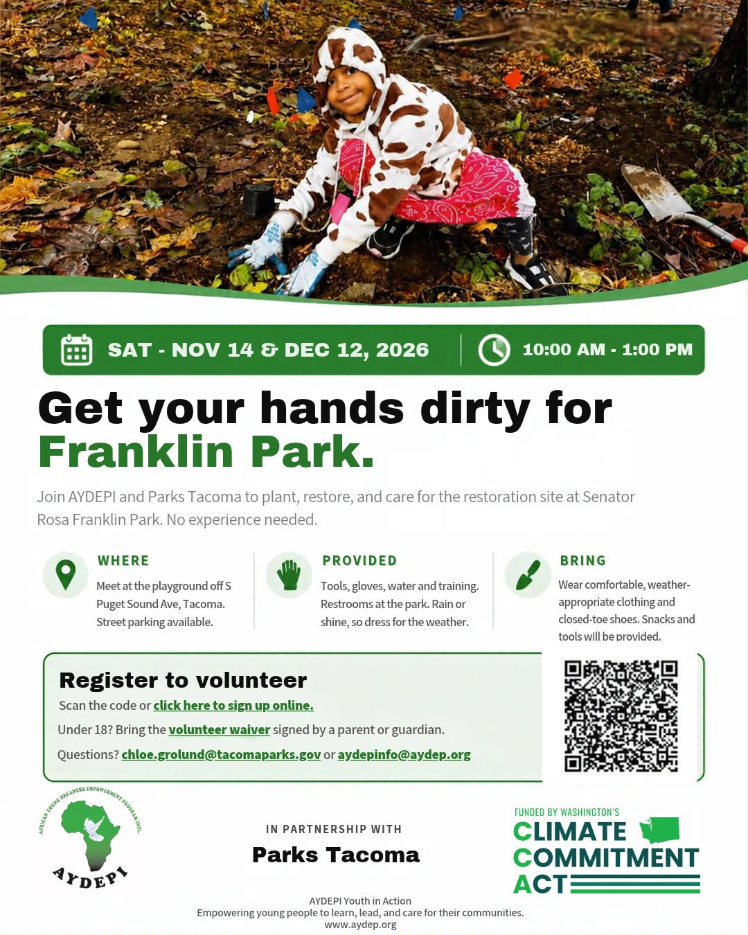 Get Your Hands Dirty for Franklin Park