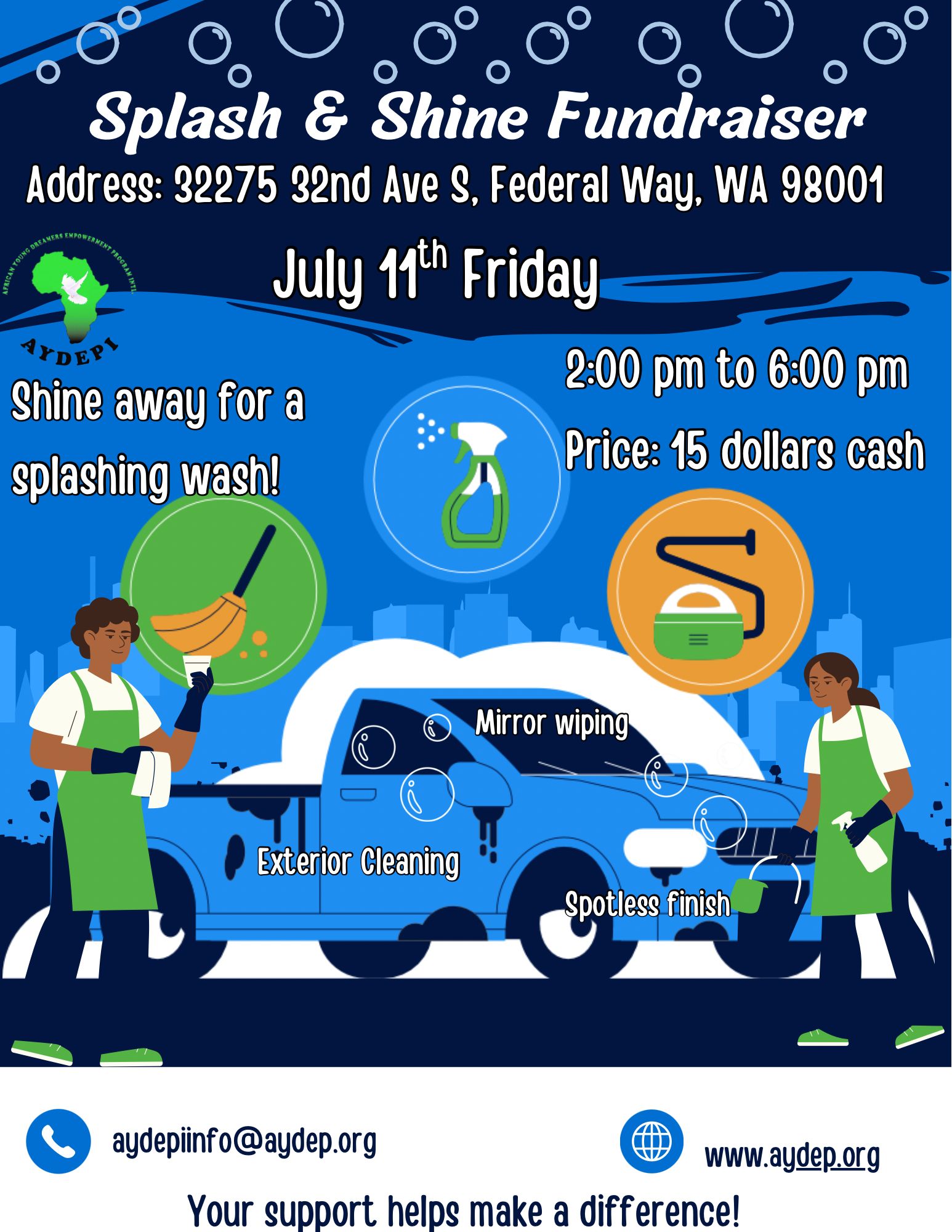 Splash & Shine Fundraiser
